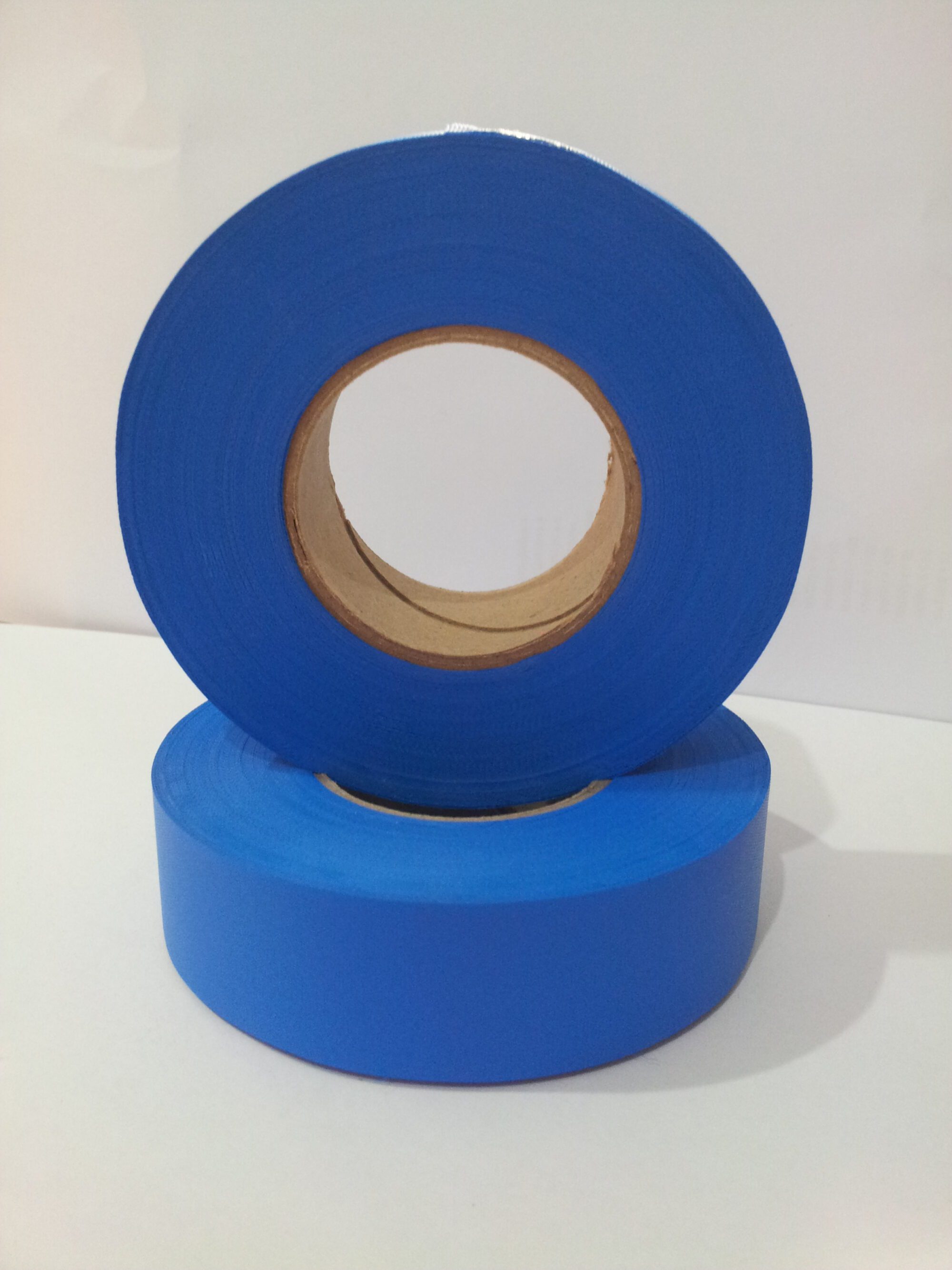 Flapping tape blue
