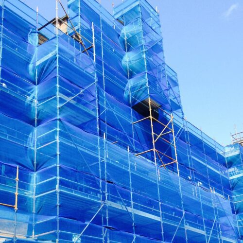 Industrial Blue Shade Cloth